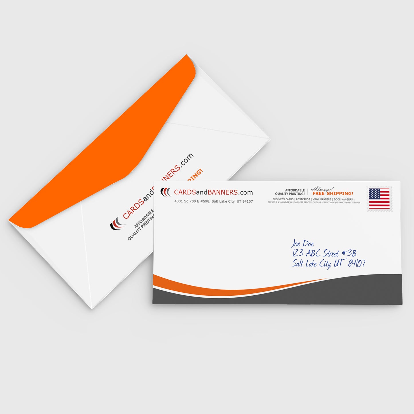 Envelopes commercial style flap
