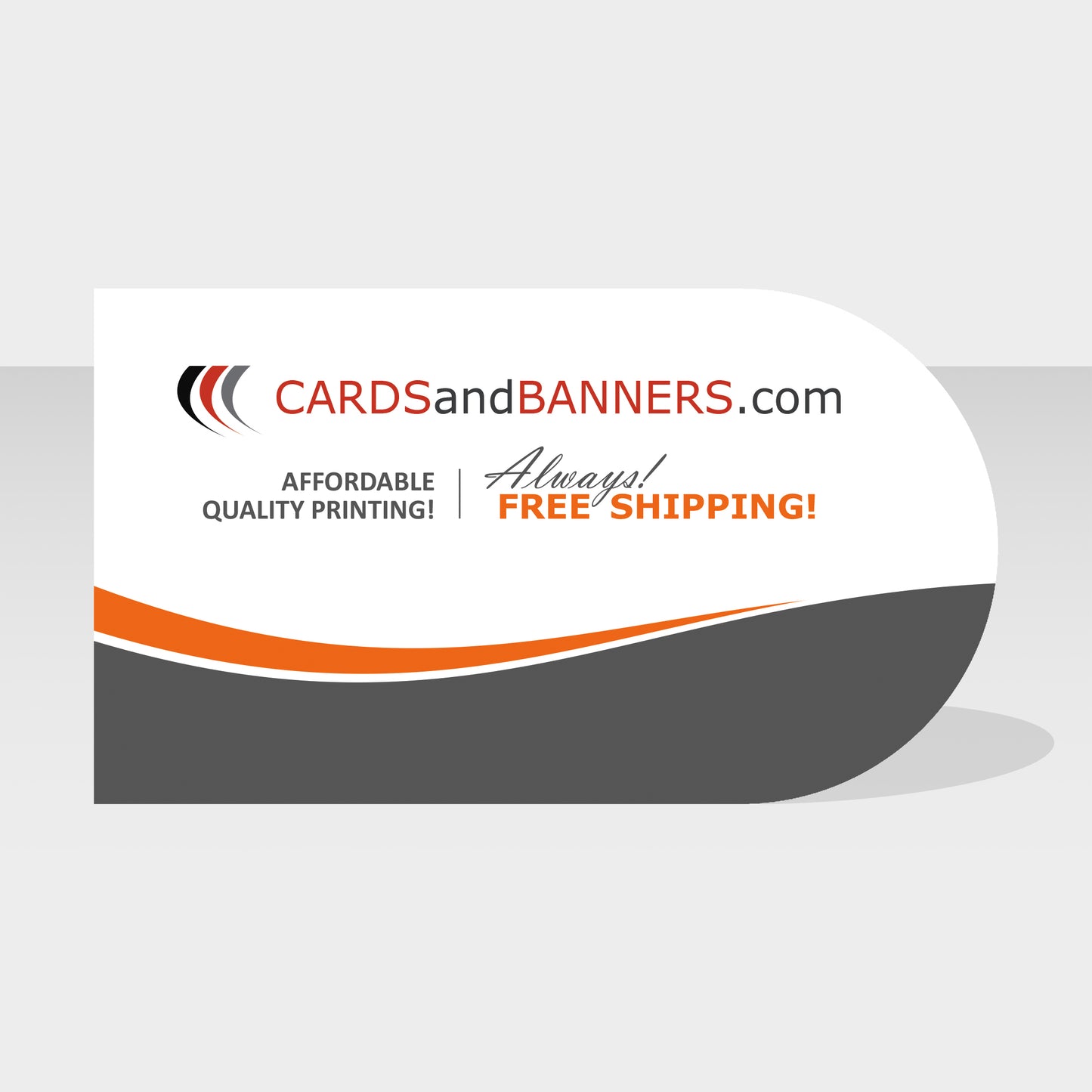 Half Circle 2" x 3.5" Business Card