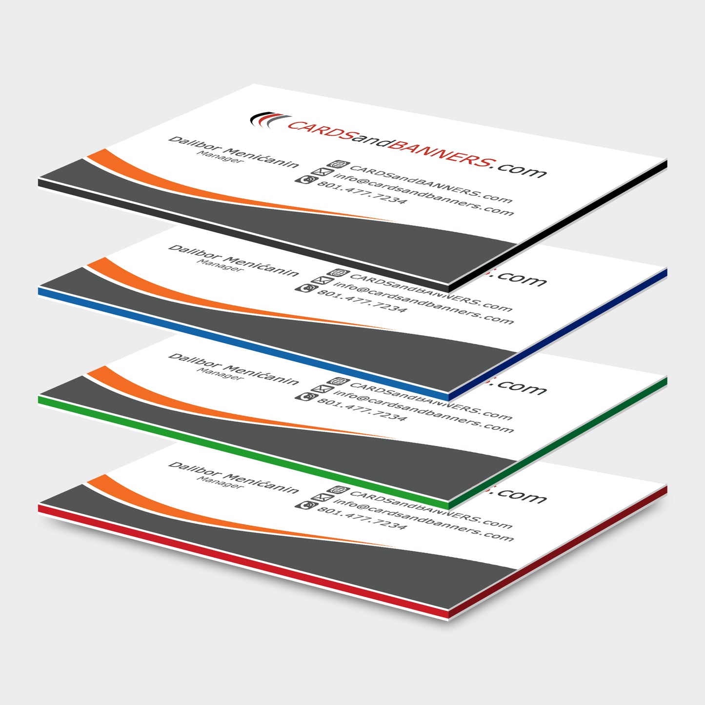 Triple Layer Business Cards