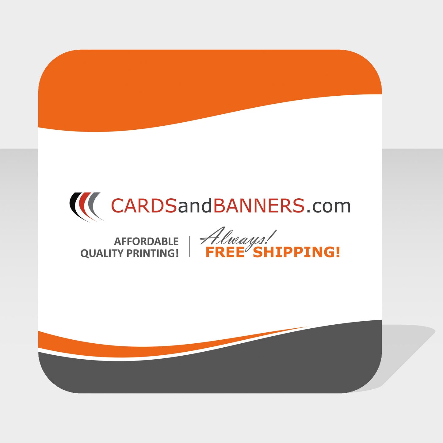 2x2 Square Business Card With Round Corners