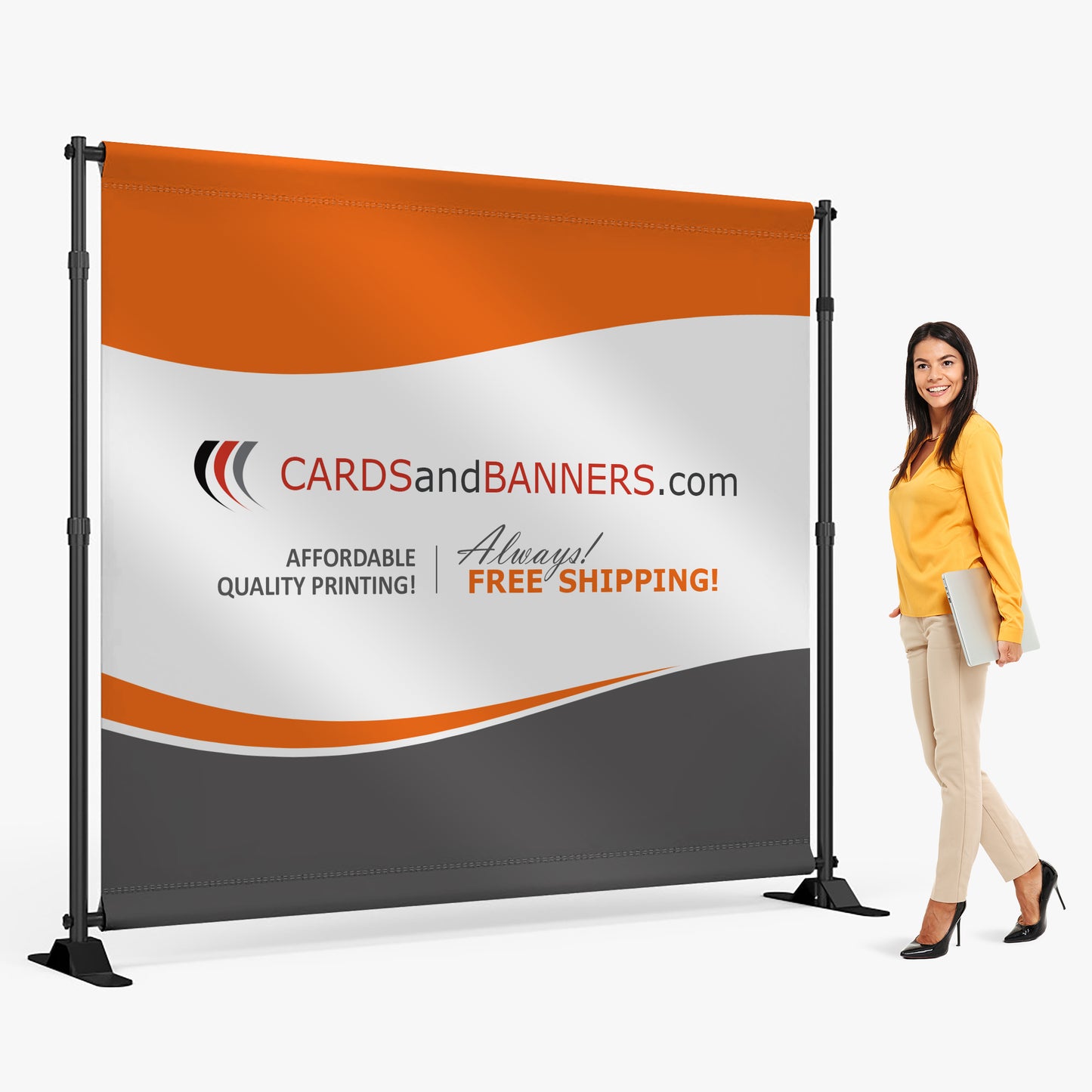 Step and Repeat Backdrop Banner Stand