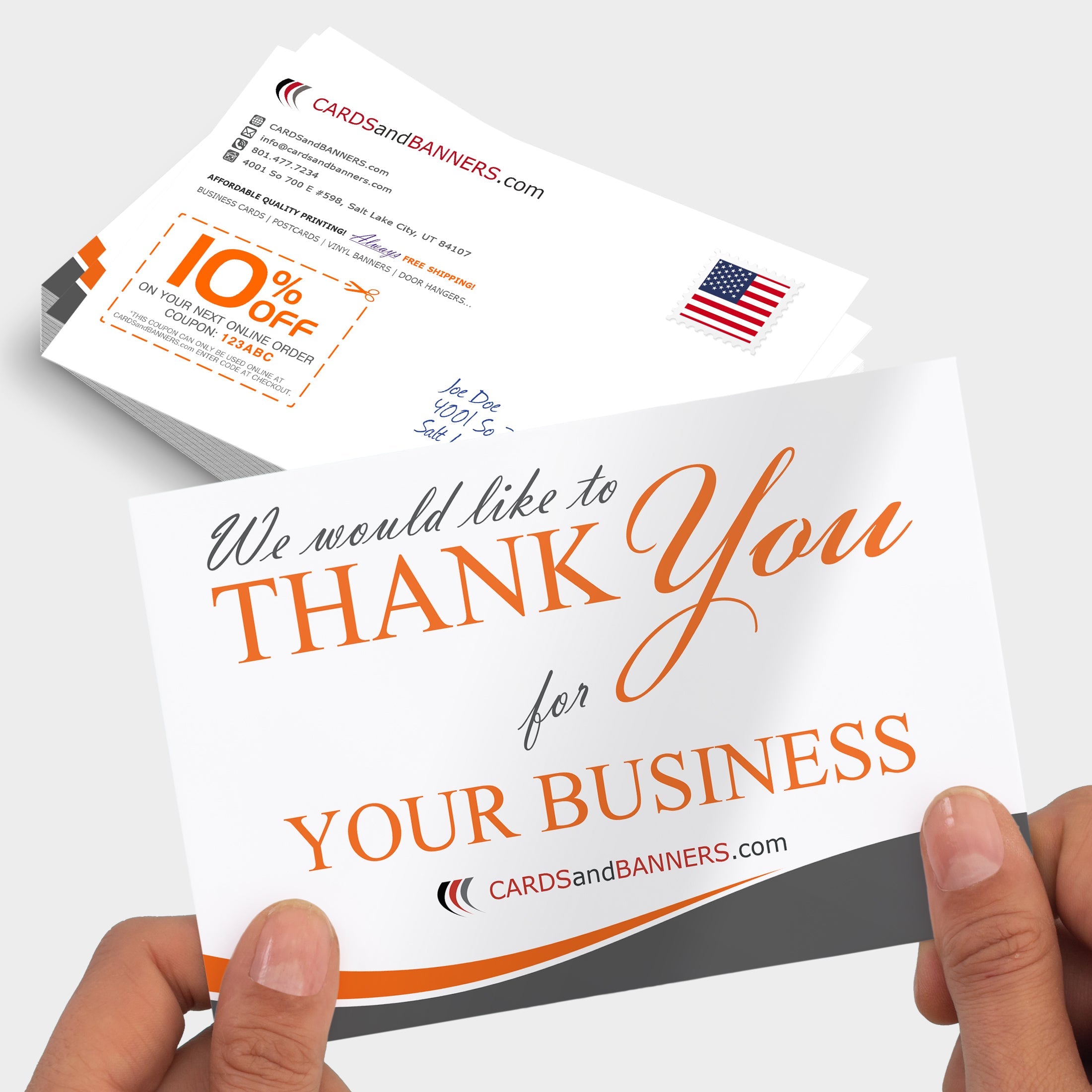 Postcards Custom Printing at CARDSandBANNERS