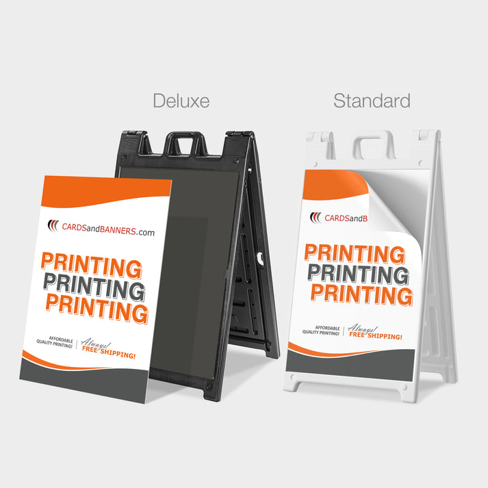 A-Frame Signs Custom Printing at CARDSandBANNERS