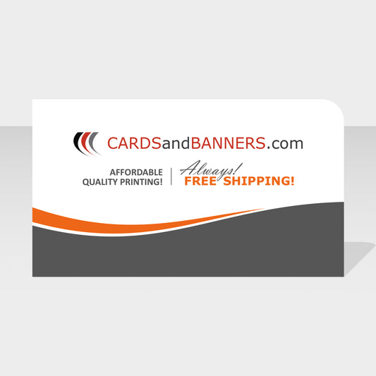 Wink Shaped Business Cards 2x3.5 inch